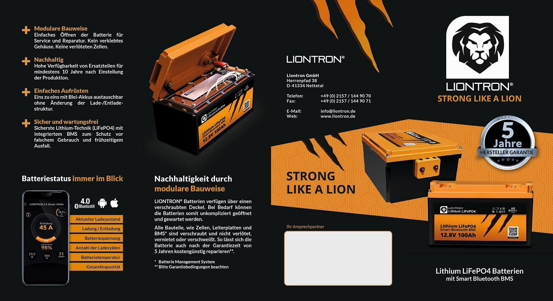 Lithium-Batterien von Liontron
